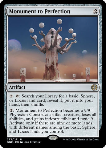Image for Monument to Perfection (233) [Phyrexia: All Will Be One]