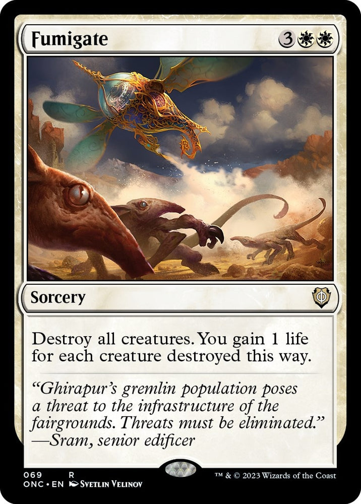Image for Fumigate (69) [Commander: Phyrexia: All Will Be One]
