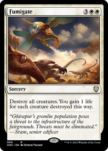 Image for Fumigate (69) [Commander: Phyrexia: All Will Be One]