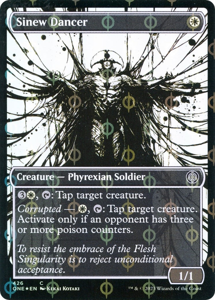 Image for Sinew Dancer (Showcase) (Step-and-Compleat Foil) (426) [Phyrexia: All Will Be One]