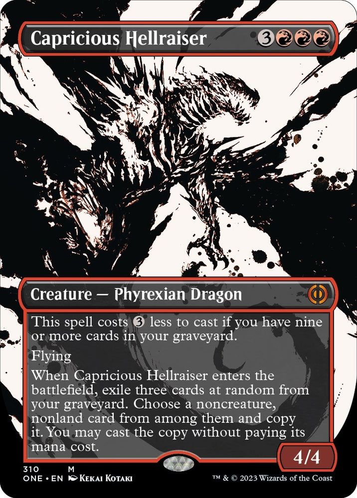 Image for Capricious Hellraiser (Showcase) (310) [Phyrexia: All Will Be One]