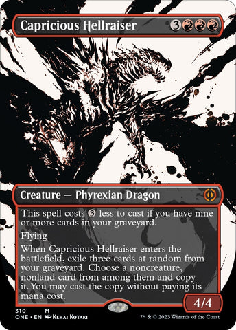 Image for Capricious Hellraiser (Showcase) (310) [Phyrexia: All Will Be One]
