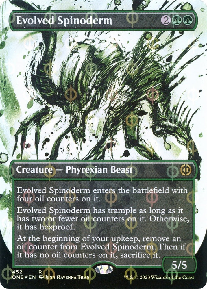 Image for Evolved Spinoderm (Showcase) (Step-and-Compleat Foil) (452) [Phyrexia: All Will Be One]