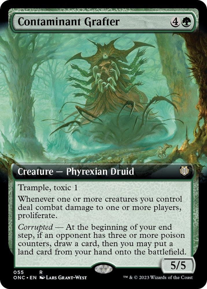Image for Contaminant Grafter (Extended Art) (55) [Commander: Phyrexia: All Will Be One]