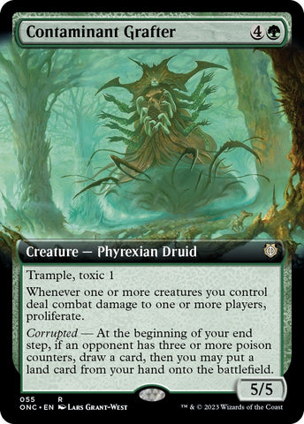 Image for Contaminant Grafter (Extended Art) (55) [Commander: Phyrexia: All Will Be One]