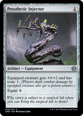 Image for Prosthetic Injector (239) [Phyrexia: All Will Be One]