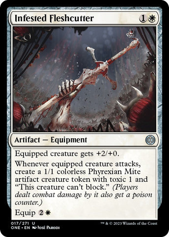 Image for Infested Fleshcutter (17) [Phyrexia: All Will Be One]