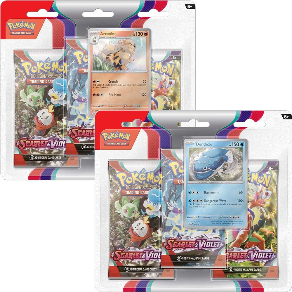 Image for Scarlet & Violet 3 Pack Blister [Set of 2] (SV1)