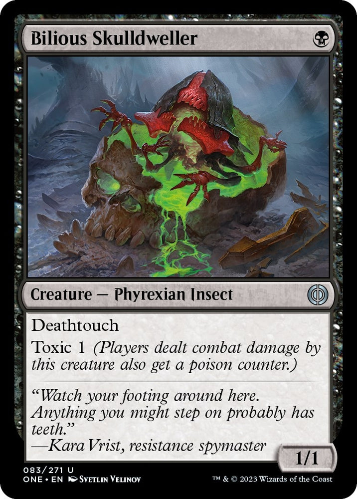 Image for Bilious Skulldweller (83) [Phyrexia: All Will Be One]