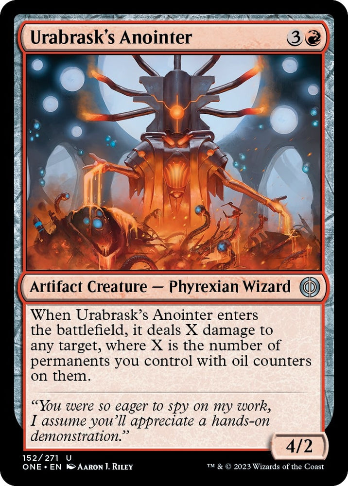 Image for Urabrask's Anointer (152) [Phyrexia: All Will Be One]