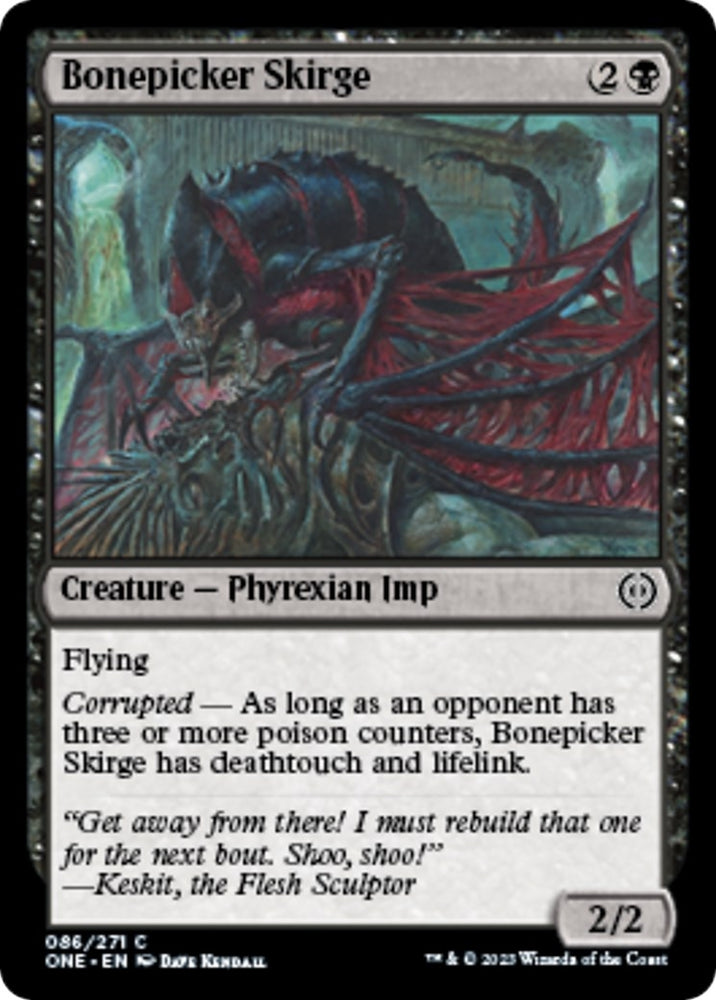 Image for Bonepicker Skirge (86) [Phyrexia: All Will Be One]