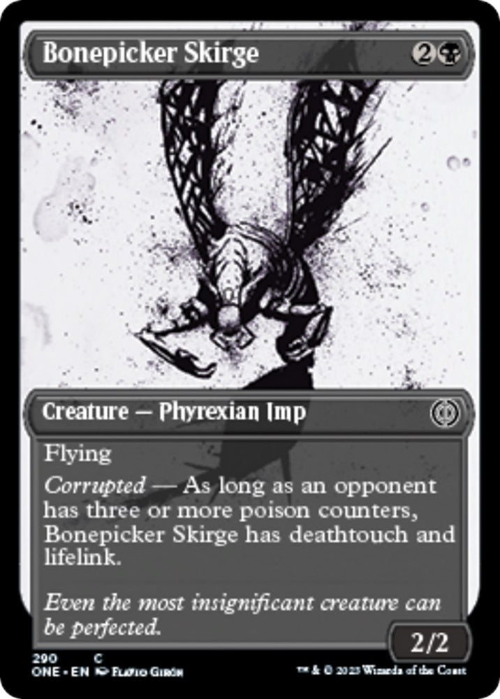 Image for Bonepicker Skirge (Showcase) (290) [Phyrexia: All Will Be One]