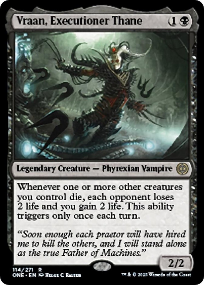 Image for Vraan, Executioner Thane (114) [Phyrexia: All Will Be One]