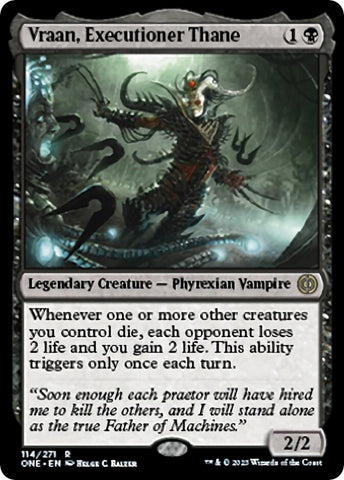 Image for Vraan, Executioner Thane (114) [Phyrexia: All Will Be One]