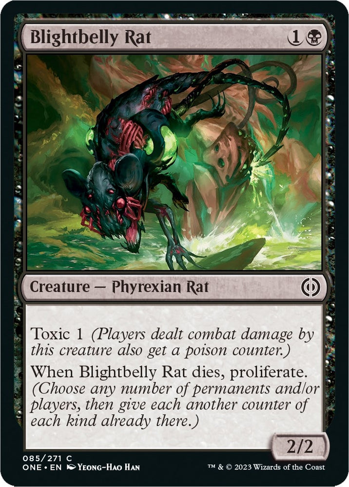 Image for Blightbelly Rat (85) [Phyrexia: All Will Be One]