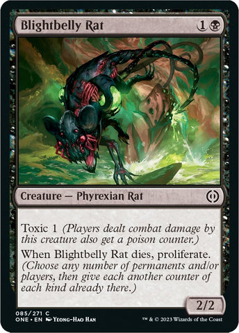 Image for Blightbelly Rat (85) [Phyrexia: All Will Be One]