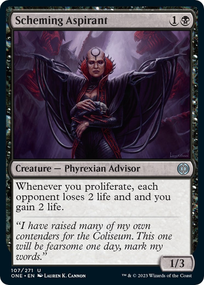Image for Scheming Aspirant (107) [Phyrexia: All Will Be One]