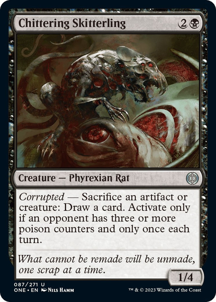 Image for Chittering Skitterling (87) [Phyrexia: All Will Be One]