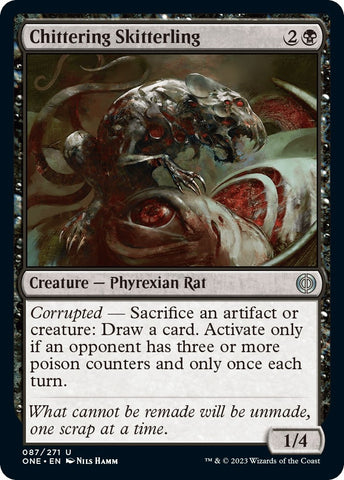 Image for Chittering Skitterling (87) [Phyrexia: All Will Be One]