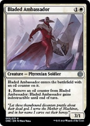 Image for Bladed Ambassador (5) [Phyrexia: All Will Be One]