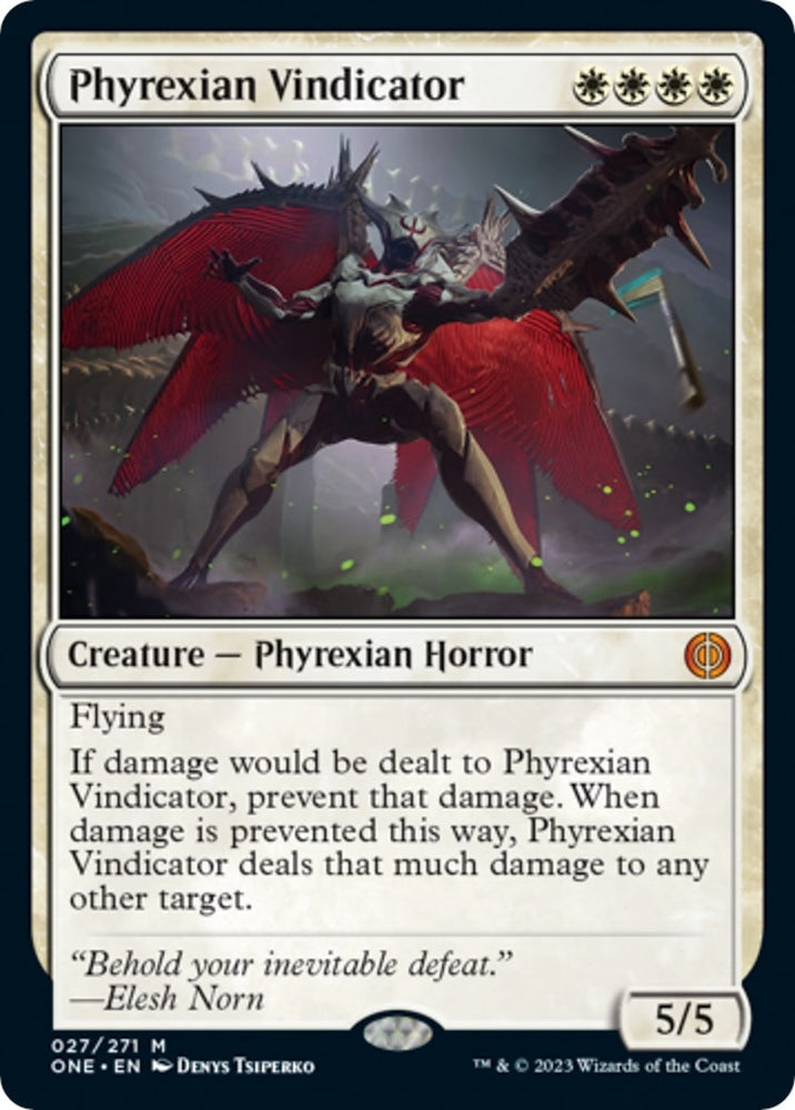 Image for Phyrexian Vindicator (27) [Phyrexia: All Will Be One]