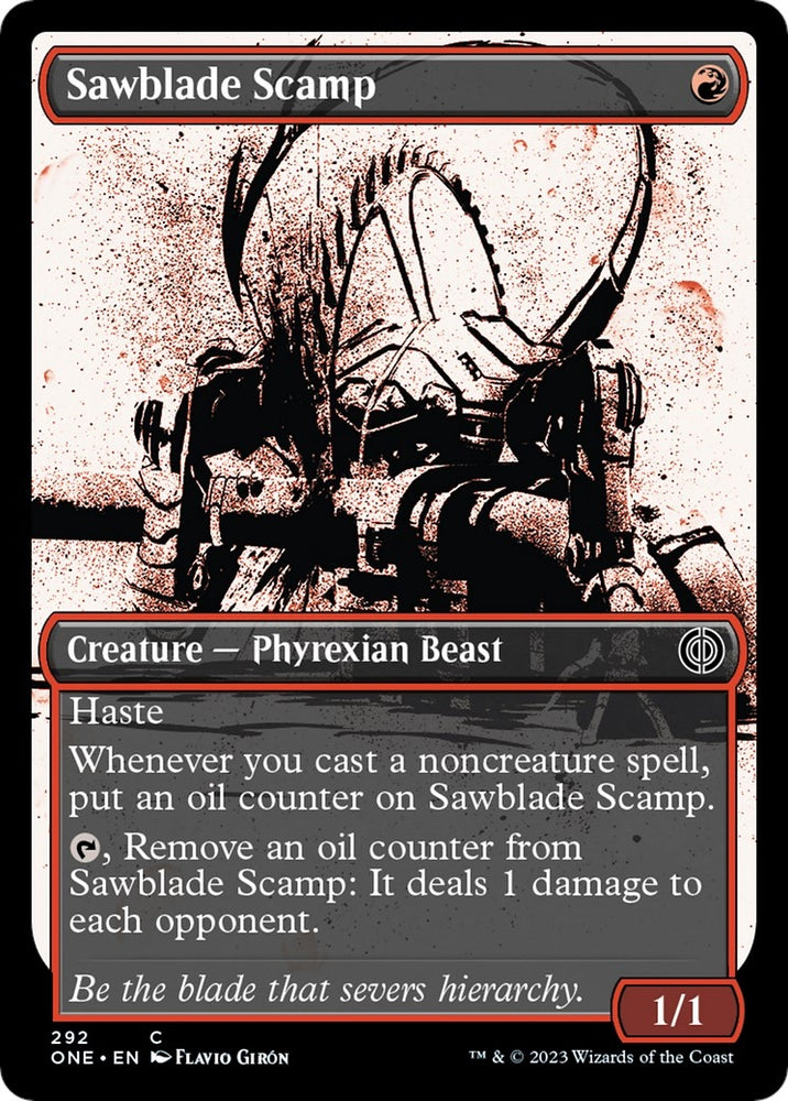 Image for Sawblade Scamp (Showcase) (292) [Phyrexia: All Will Be One]