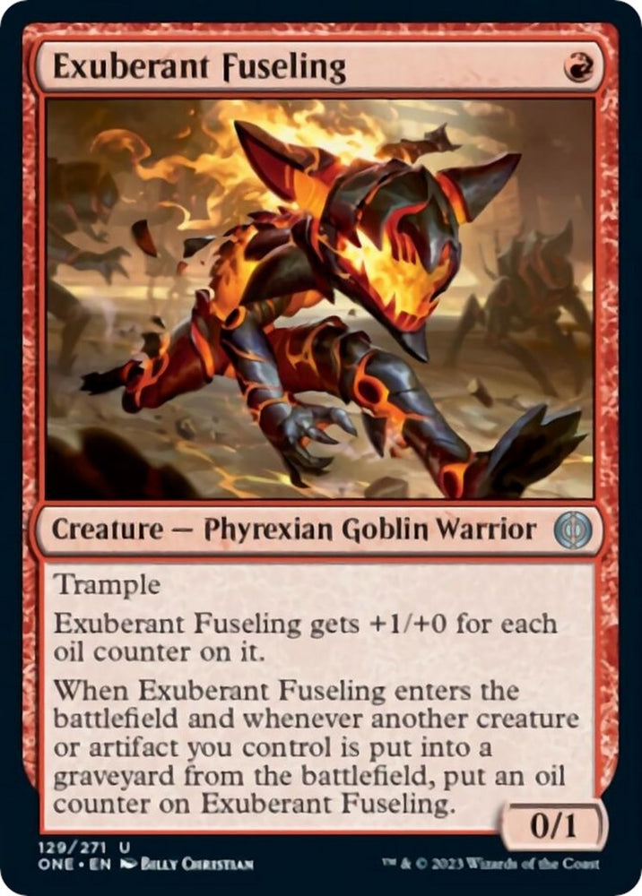 Image for Exuberant Fuseling (129) [Phyrexia: All Will Be One]