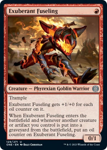 Image for Exuberant Fuseling (129) [Phyrexia: All Will Be One]