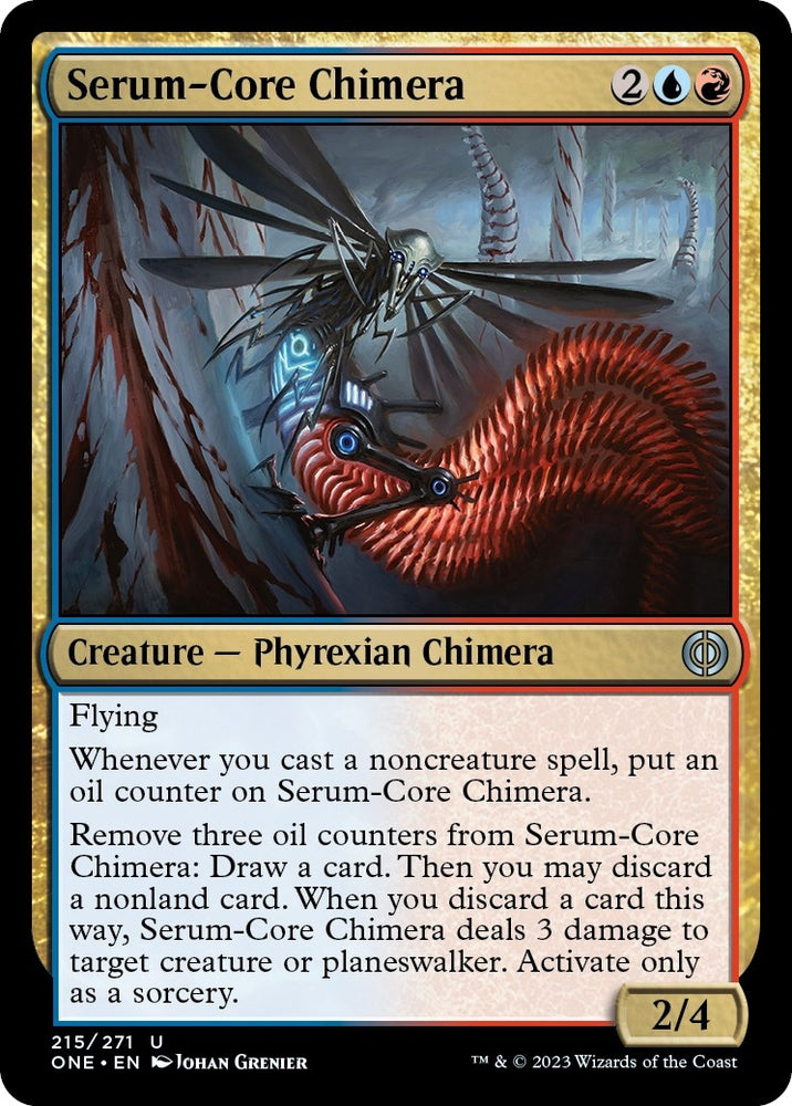 Image for Serum-Core Chimera (215) [Phyrexia: All Will Be One]