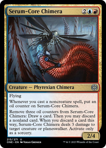 Image for Serum-Core Chimera (215) [Phyrexia: All Will Be One]