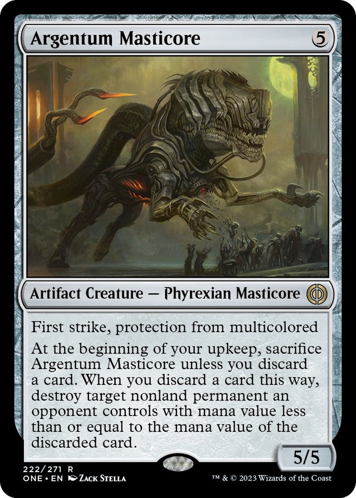 Image for Argentum Masticore (222) [Phyrexia: All Will Be One]