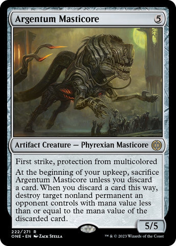 Image for Argentum Masticore (222) [Phyrexia: All Will Be One]