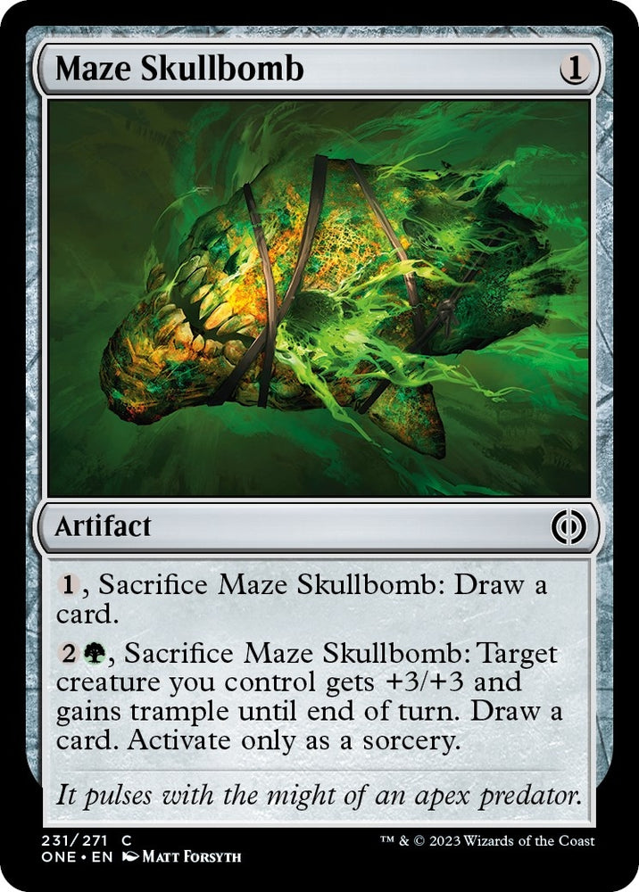 Image for Maze Skullbomb (231) [Phyrexia: All Will Be One]