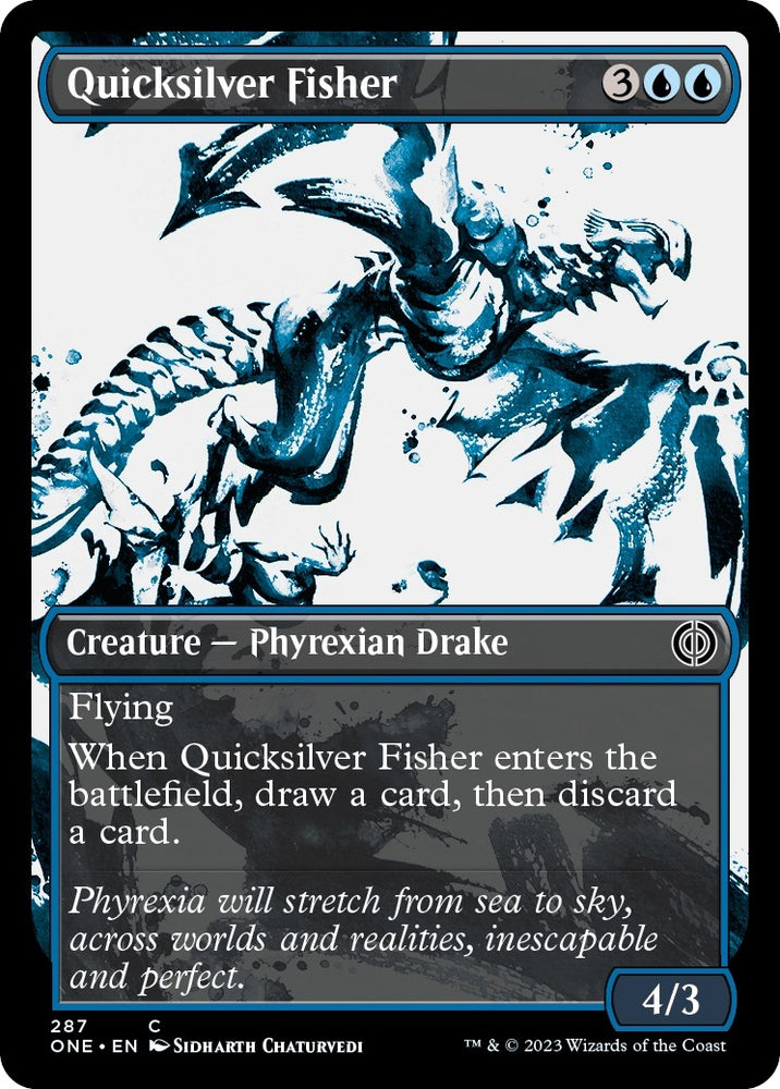 Image for Quicksilver Fisher (Showcase) (287) [Phyrexia: All Will Be One]