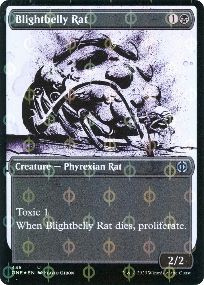 Image for Blightbelly Rat (Showcase) (Step-and-Compleat Foil) (435) [Phyrexia: All Will Be One]
