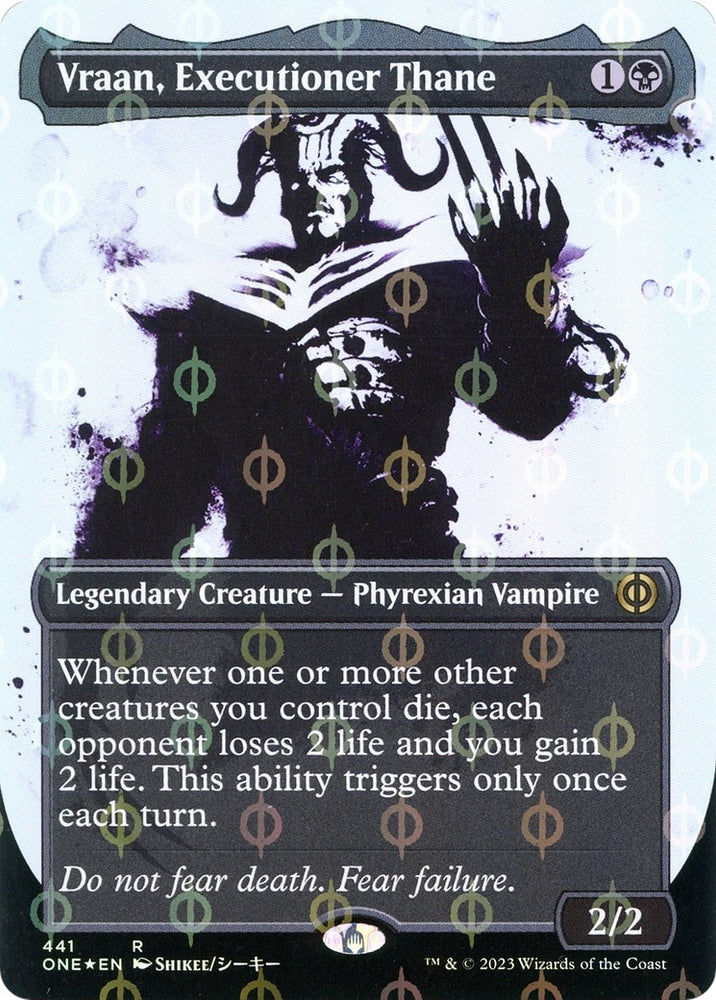 Image for Vraan, Executioner Thane (Showcase) (Step-and-Compleat Foil) (441) [Phyrexia: All Will Be One]
