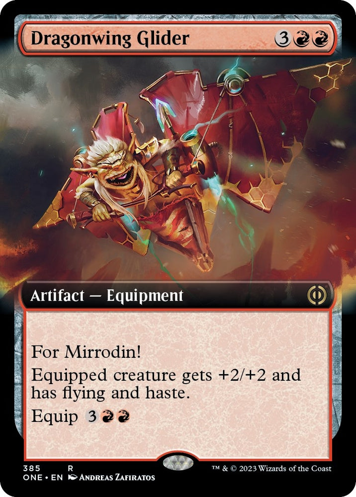 Image for Dragonwing Glider (Extended Art) (385) [Phyrexia: All Will Be One]