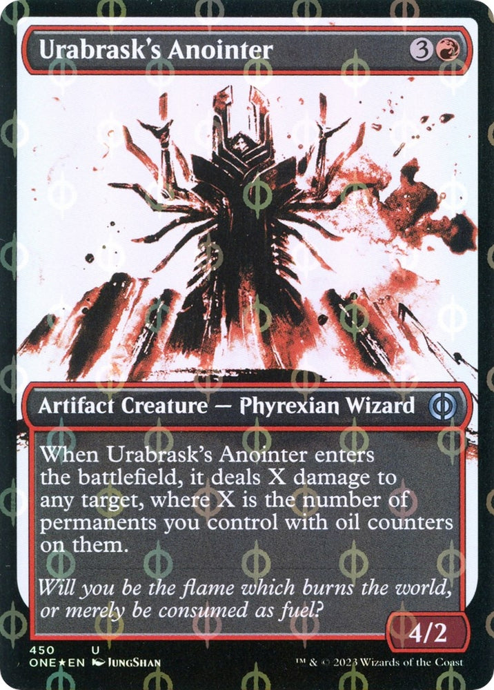 Image for Urabrask's Anointer (Showcase) (Step-and-Compleat Foil) (450) [Phyrexia: All Will Be One]