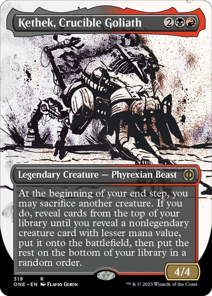 Image for Kethek, Crucible Goliath (Showcase) (319) [Phyrexia: All Will Be One]