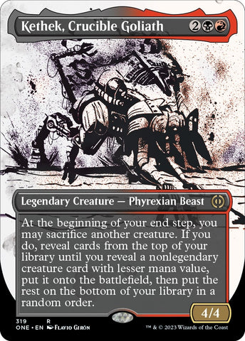 Image for Kethek, Crucible Goliath (Showcase) (319) [Phyrexia: All Will Be One]
