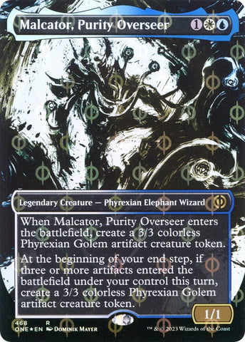 Image for Malcator, Purity Overseer (Showcase) (Step-and-Compleat Foil) (468) [Phyrexia: All Will Be One]