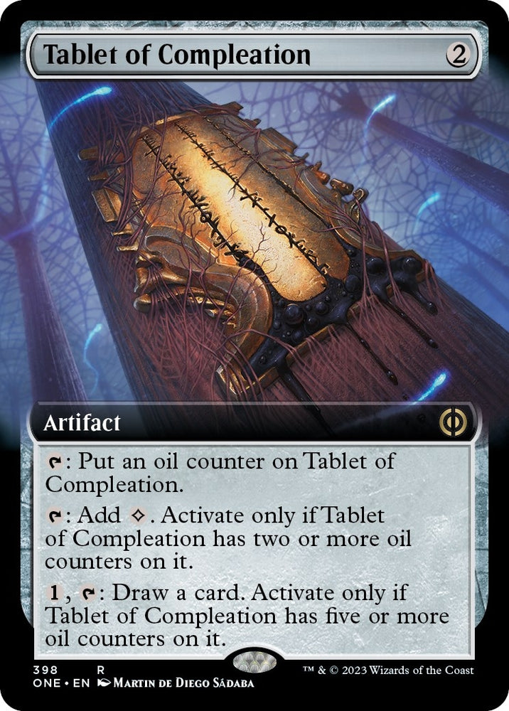 Image for Tablet of Compleation (Extended Art) (398) [Phyrexia: All Will Be One]