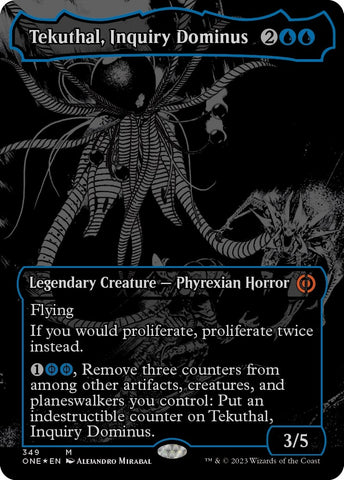 Image for Tekuthal, Inquiry Dominus (Oil Slick Raised Foil) (349) [Phyrexia: All Will Be One]