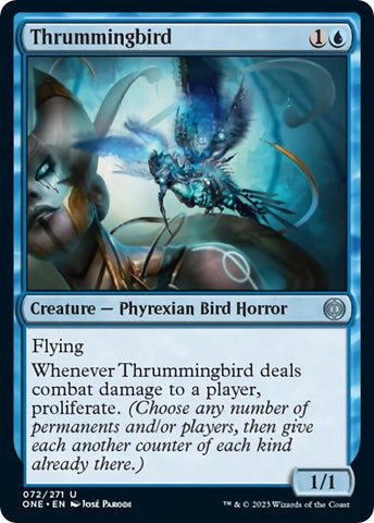 Image for Thrummingbird (72) [Phyrexia: All Will Be One]