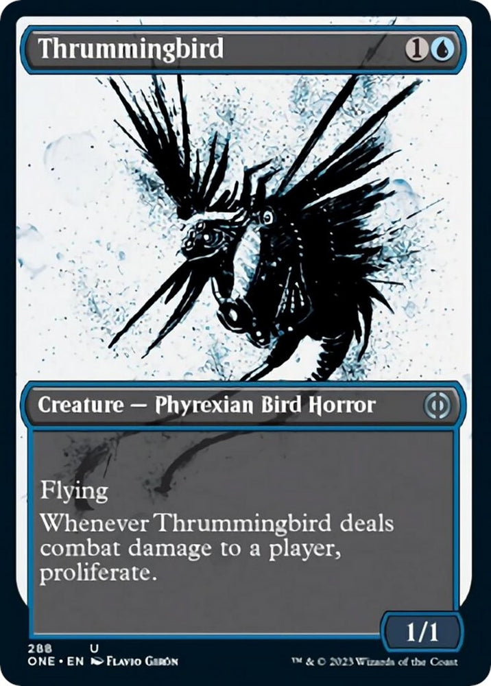 Image for Thrummingbird (Showcase) (288) [Phyrexia: All Will Be One]