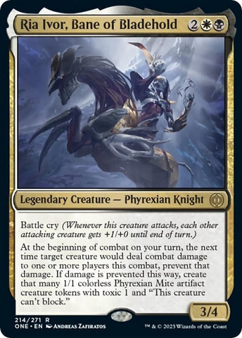 Image for Ria Ivor, Bane of Bladehold (214) [Phyrexia: All Will Be One]