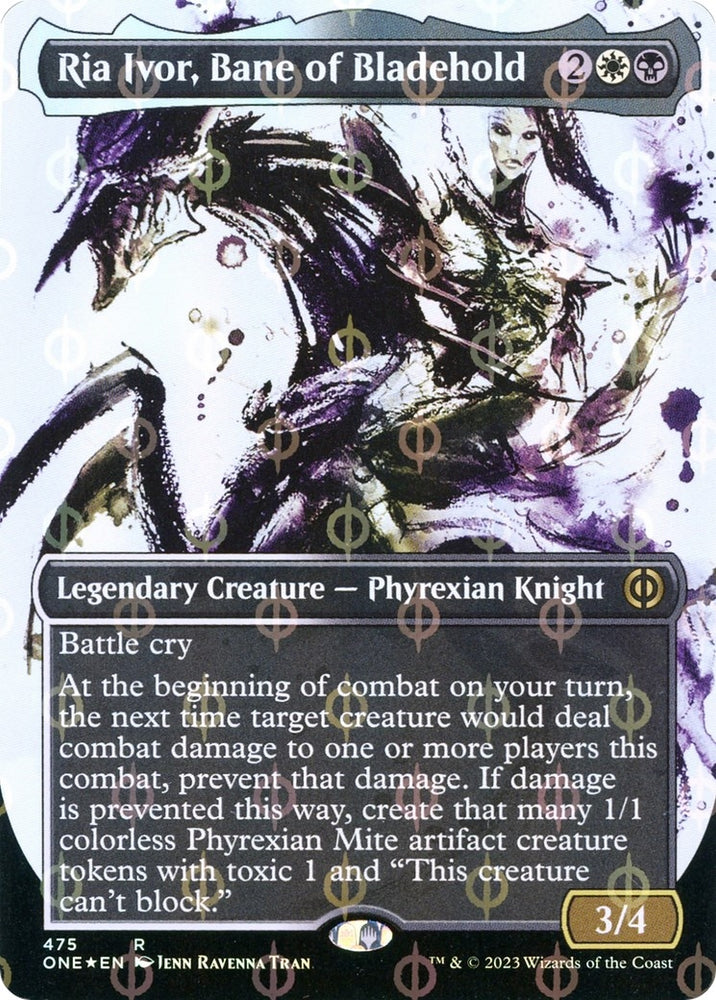 Image for Ria Ivor, Bane of Bladehold (Showcase) (Step-and-Compleat Foil) (475) [Phyrexia: All Will Be One]