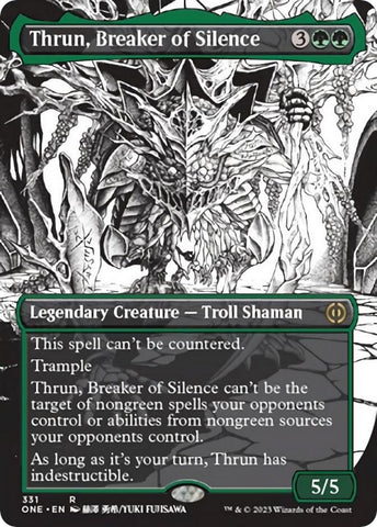 Image for Thrun, Breaker of Silence (Borderless) (331) [Phyrexia: All Will Be One]