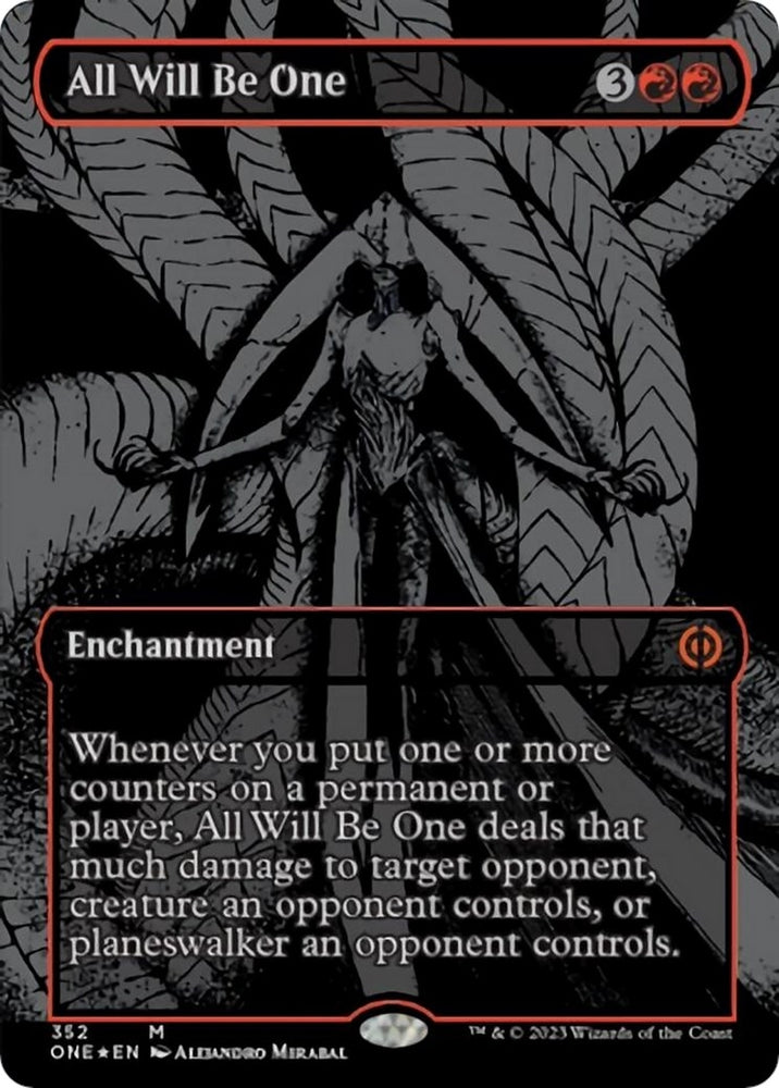 Image for All Will Be One (Oil Slick Raised Foil) (352) [Phyrexia: All Will Be One]