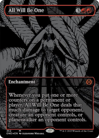 Image for All Will Be One (Oil Slick Raised Foil) (352) [Phyrexia: All Will Be One]